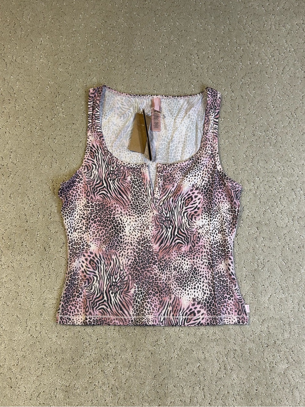 New in Bag Skims Sleep Tank Bloom Mini Multi Animal Sz Small